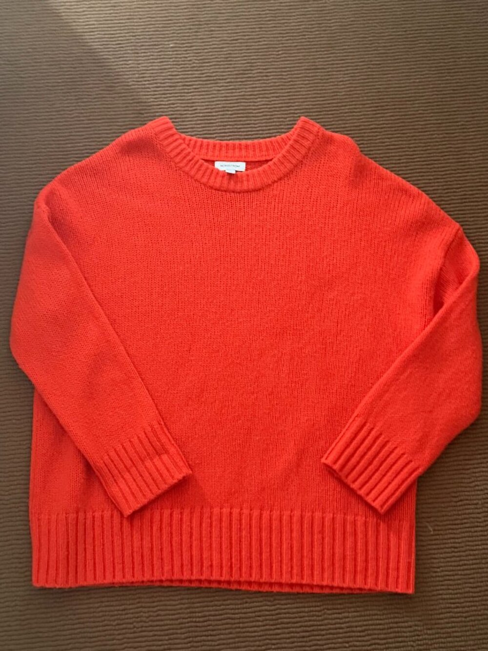 Nordstrom Sweater Poppy Color Size M
